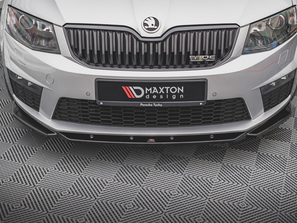 MAXTON DESIGN FRONT SPLITTER V.4 SKODA OCTAVIA RS MK3 2013-2016 — photo 3