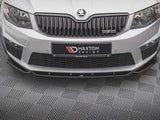MAXTON DESIGN FRONT SPLITTER V.4 SKODA OCTAVIA RS MK3 2013-2016 — photo 3