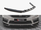 MAXTON DESIGN FRONT SPLITTER V.2 SKODA OCTAVIA RS MK3 FACELIFT — photo 1