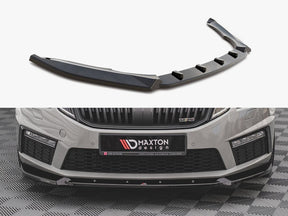 MAXTON DESIGN FRONT SPLITTER V.2 SKODA OCTAVIA RS MK3 FACELIFT — photo 1