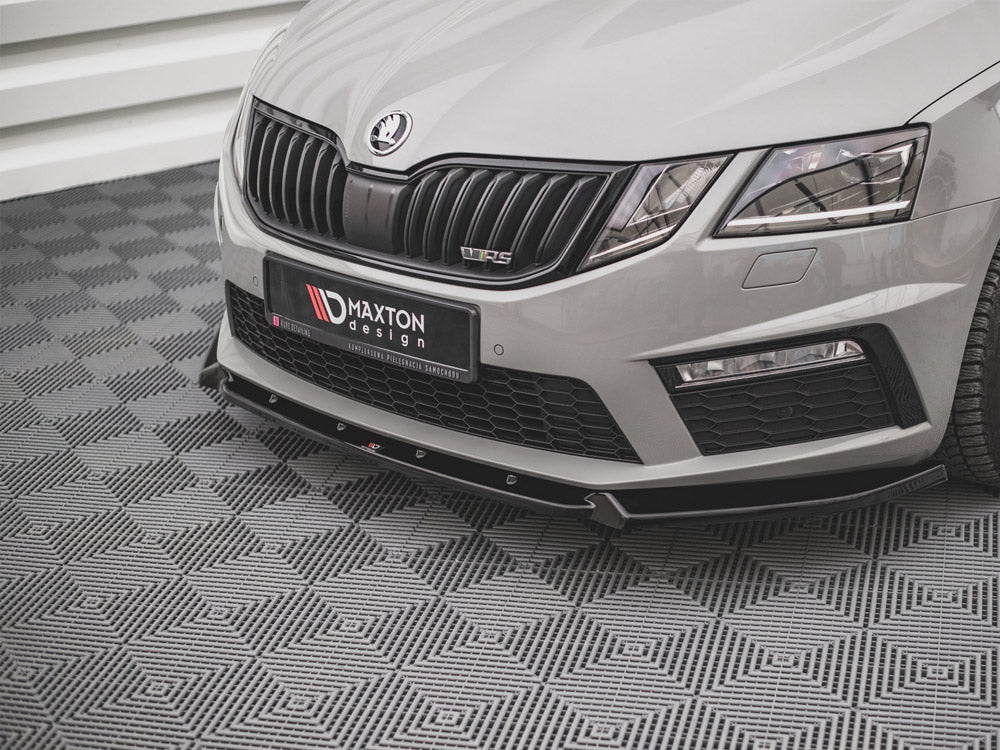 MAXTON DESIGN FRONT SPLITTER V.2 SKODA OCTAVIA RS MK3 FACELIFT — photo 3
