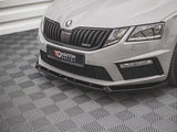 MAXTON DESIGN FRONT SPLITTER V.2 SKODA OCTAVIA RS MK3 FACELIFT — photo 3
