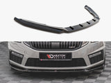 MAXTON DESIGN FRONT SPLITTER V.3 SKODA OCTAVIA RS MK3 FACELIFT — photo 1