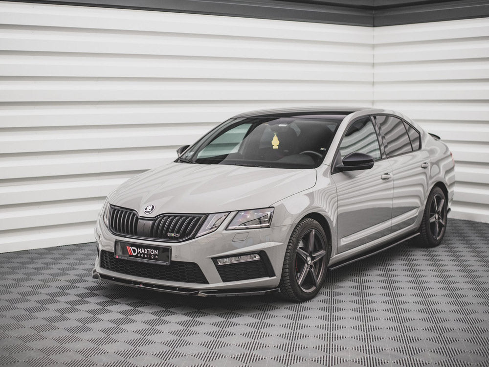MAXTON DESIGN FRONT SPLITTER V.3 SKODA OCTAVIA RS MK3 FACELIFT — photo 2