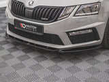 MAXTON DESIGN FRONT SPLITTER V.3 SKODA OCTAVIA RS MK3 FACELIFT — photo 3