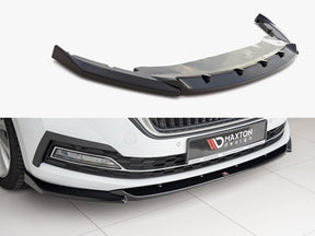 MAXTON DESIGN FRONT SPLITTER V.1 SKODA OCTAVIA MK4 — photo 1