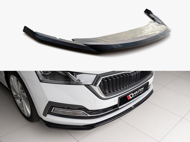 MAXTON DESIGN FRONT SPLITTER V.2 SKODA OCTAVIA MK4 — photo 1