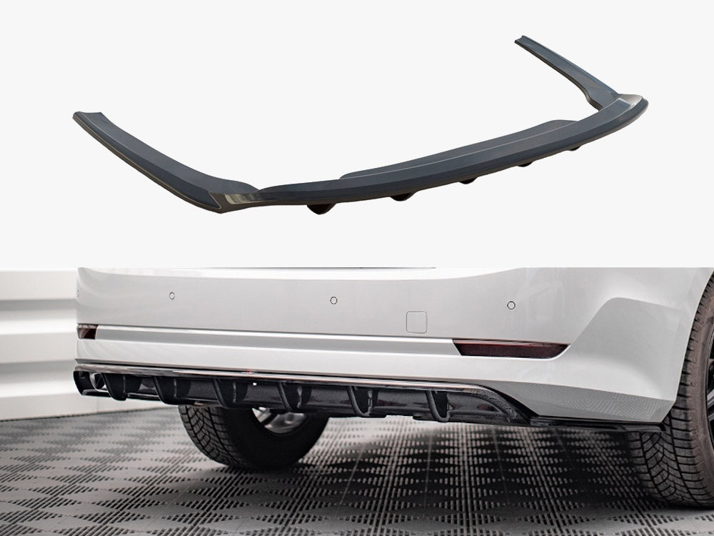MAXTON DESIGN REAR SPLITTER VERTICAL BARS SKODA OCTAVIA MK4 — photo 1