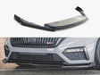 MAXTON DESIGN FRONT SPLITTER V.2 + FLAPS SKODA OCTAVIA RS MK4 — photo 1