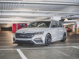MAXTON DESIGN FRONT SPLITTER V.2 + FLAPS SKODA OCTAVIA RS MK4 — photo 2
