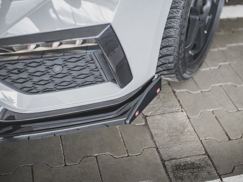 MAXTON DESIGN FRONT SPLITTER V.2 + FLAPS SKODA OCTAVIA RS MK4 — photo 3