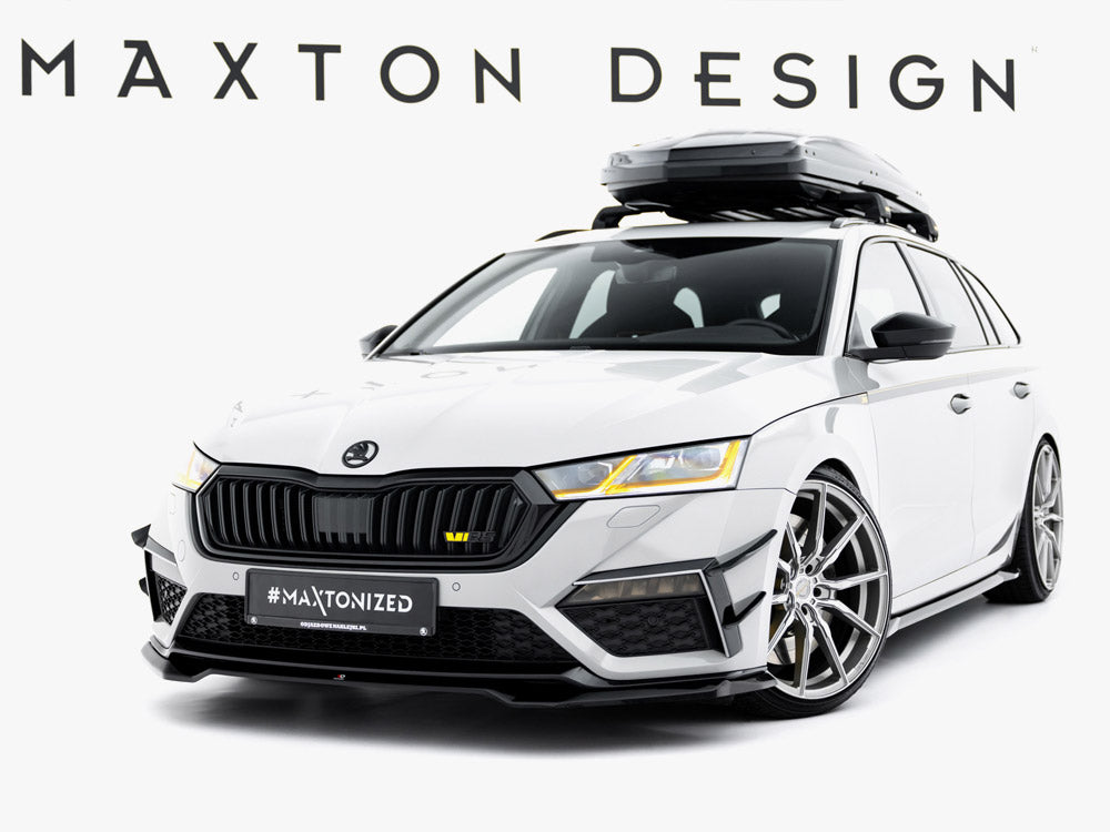 MAXTON DESIGN FRONT SPLITTER V.4 SKODA OCTAVIA RS MK4 — photo 2