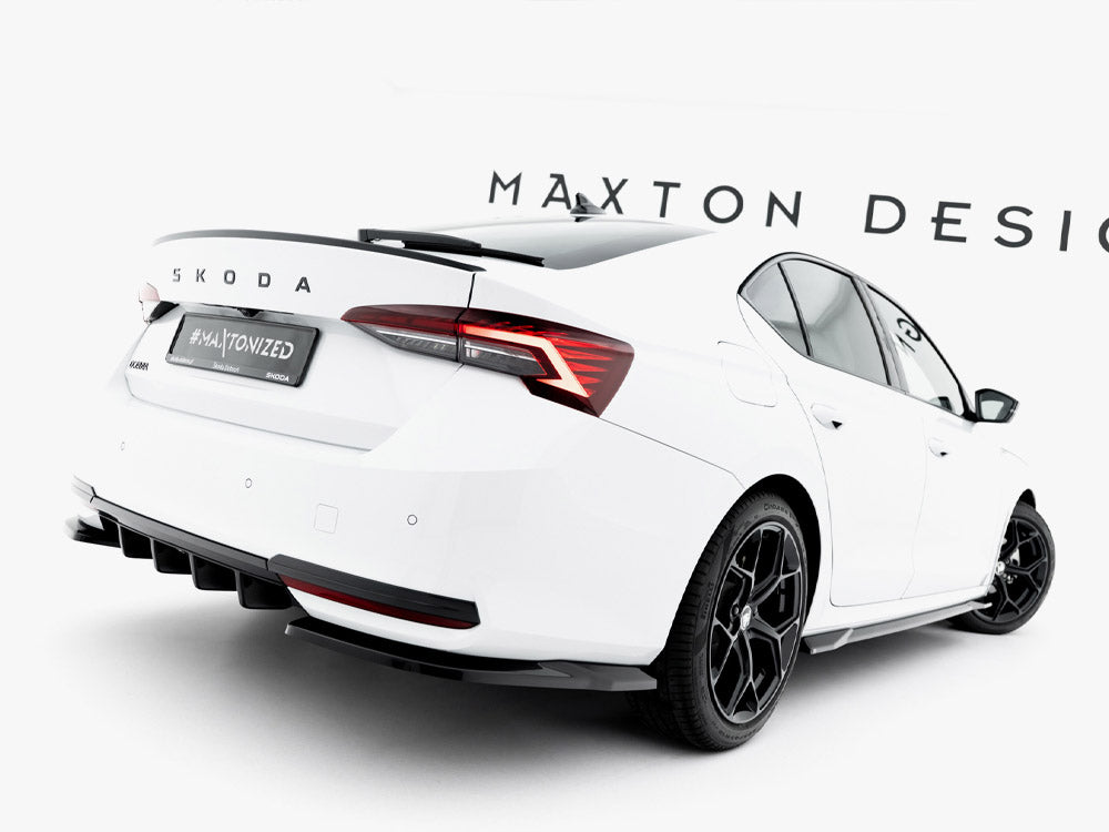MAXTON DESIGN REAR SIDE SPLITTERS SKODA OCTAVIA SPORTLINE MK4 FACELIFT — photo 2