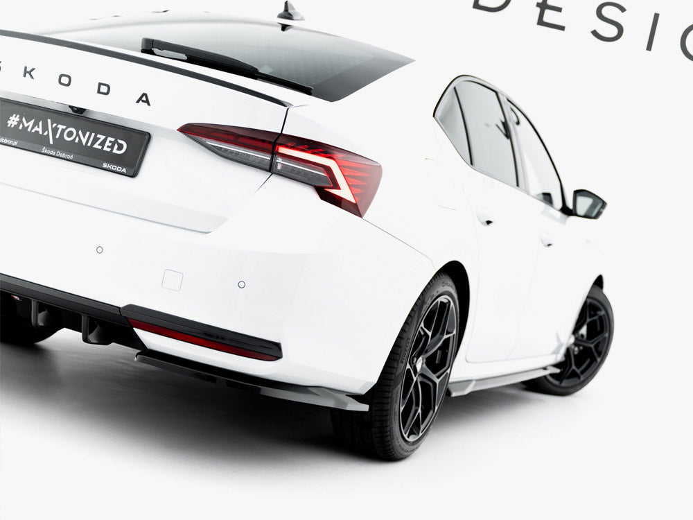 MAXTON DESIGN REAR SIDE SPLITTERS SKODA OCTAVIA SPORTLINE MK4 FACELIFT — photo 3