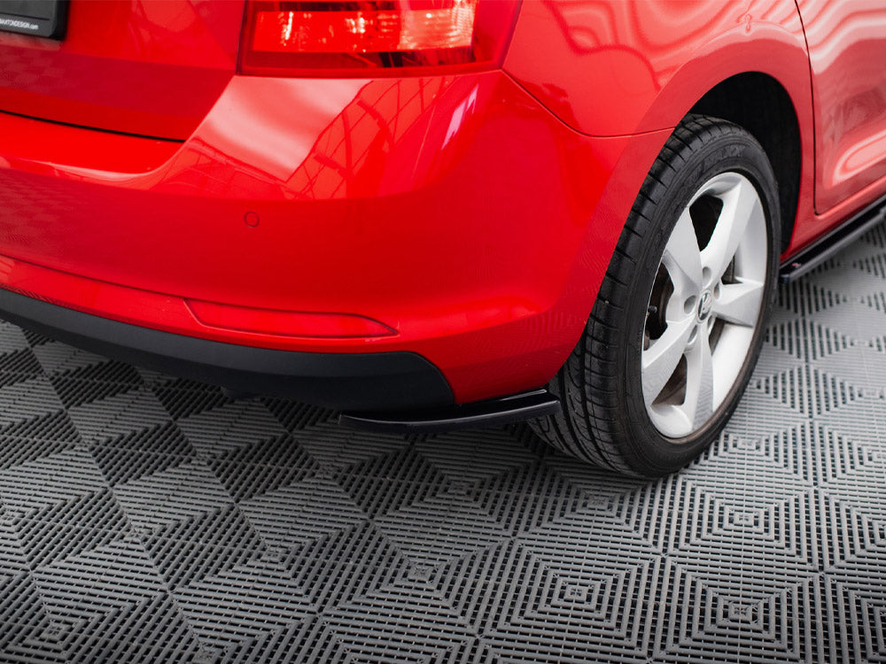 MAXTON DESIGN REAR SIDE SPLITTERS SKODA RAPID SPACEBACK — photo 3