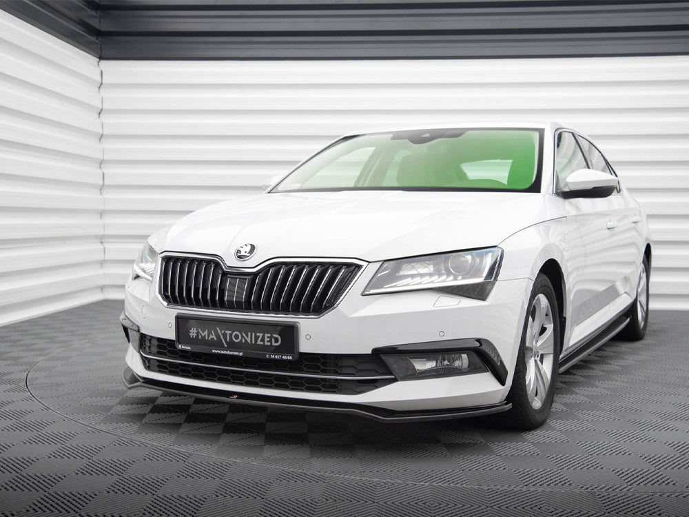 MAXTON DESIGN FRONT SPLITTER V.2 SKODA SUPERB MK3 — photo 2