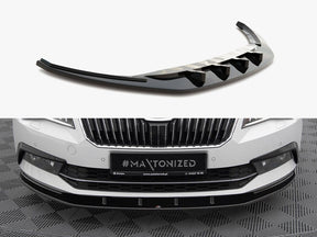 MAXTON DESIGN FRONT SPLITTER V.3 SKODA SUPERB MK3 — photo 1