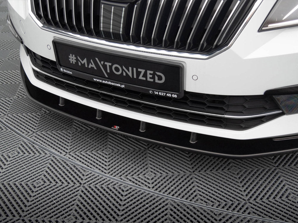 MAXTON DESIGN FRONT SPLITTER V.3 SKODA SUPERB MK3 — photo 4