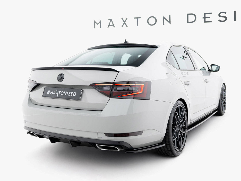 MAXTON DESIGN REAR SIDE SPLITTERS V.2 SKODA SUPERB LIFTBACK / COMBI MK3 — photo 2