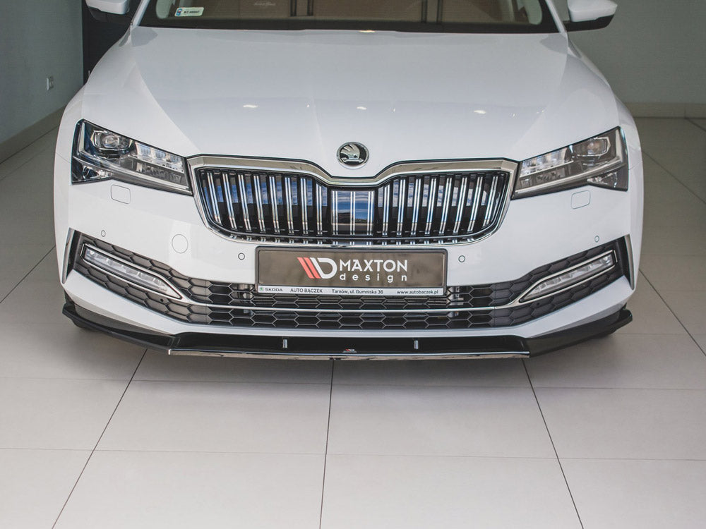 MAXTON DESIGN FRONT SPLITTER V.2 SKODA SUPERB MK3 FACELIFT — photo 3