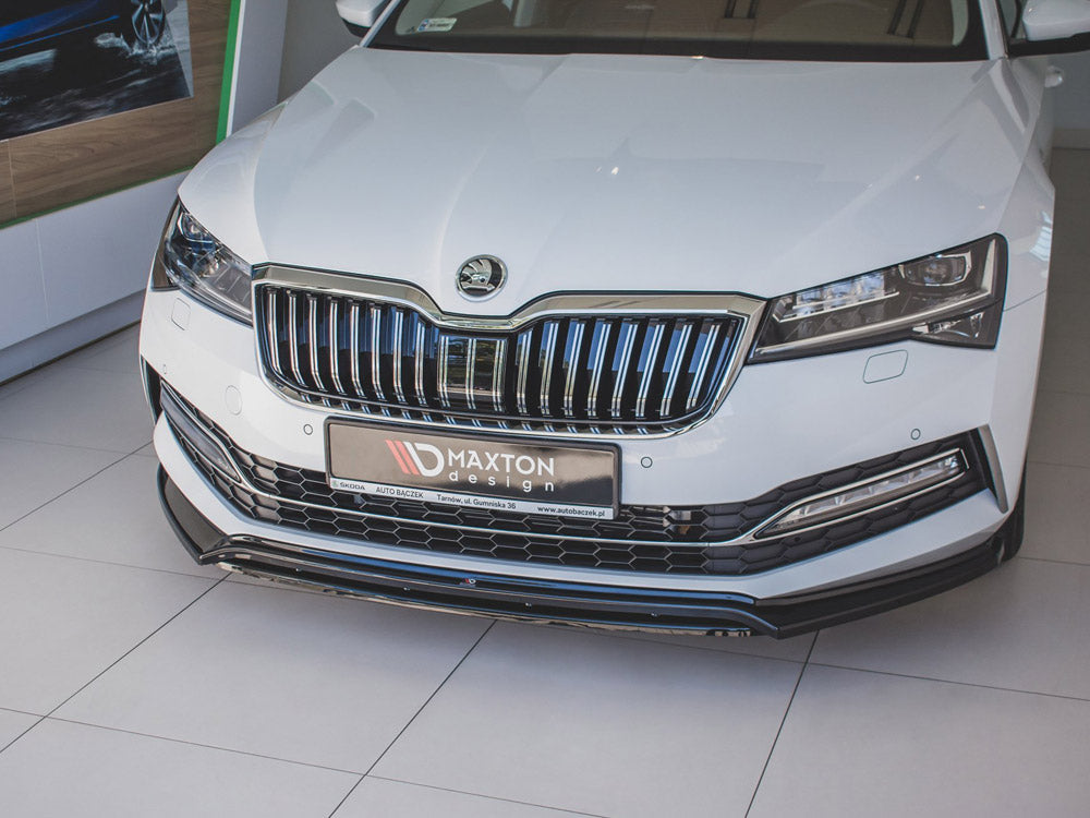 MAXTON DESIGN FRONT SPLITTER V.3 SKODA SUPERB MK3 FACELIFT — photo 2