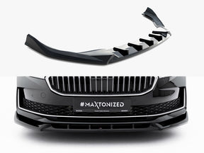 MAXTON DESIGN FRONT SPLITTER V.2 SKODA SUPERB MK4 — photo 1