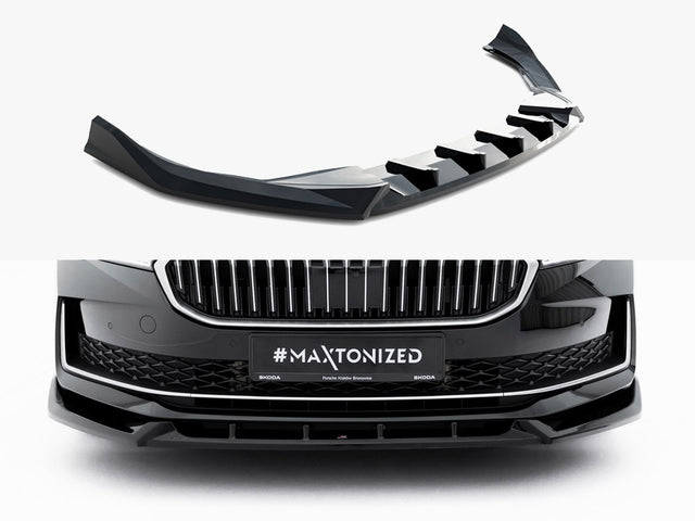 MAXTON DESIGN FRONT SPLITTER V.2 SKODA SUPERB MK4 — photo 1