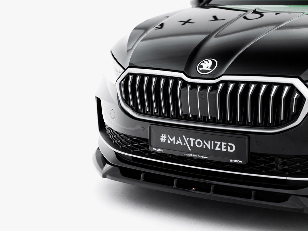MAXTON DESIGN FRONT SPLITTER V.2 SKODA SUPERB MK4 — photo 5