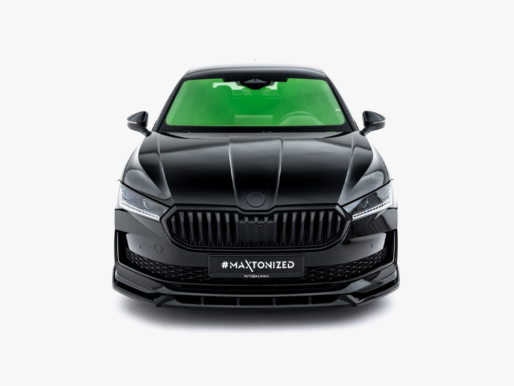 MAXTON DESIGN FRONT SPLITTER V.2 SKODA SUPERB SPORTLINE MK4 — photo 4
