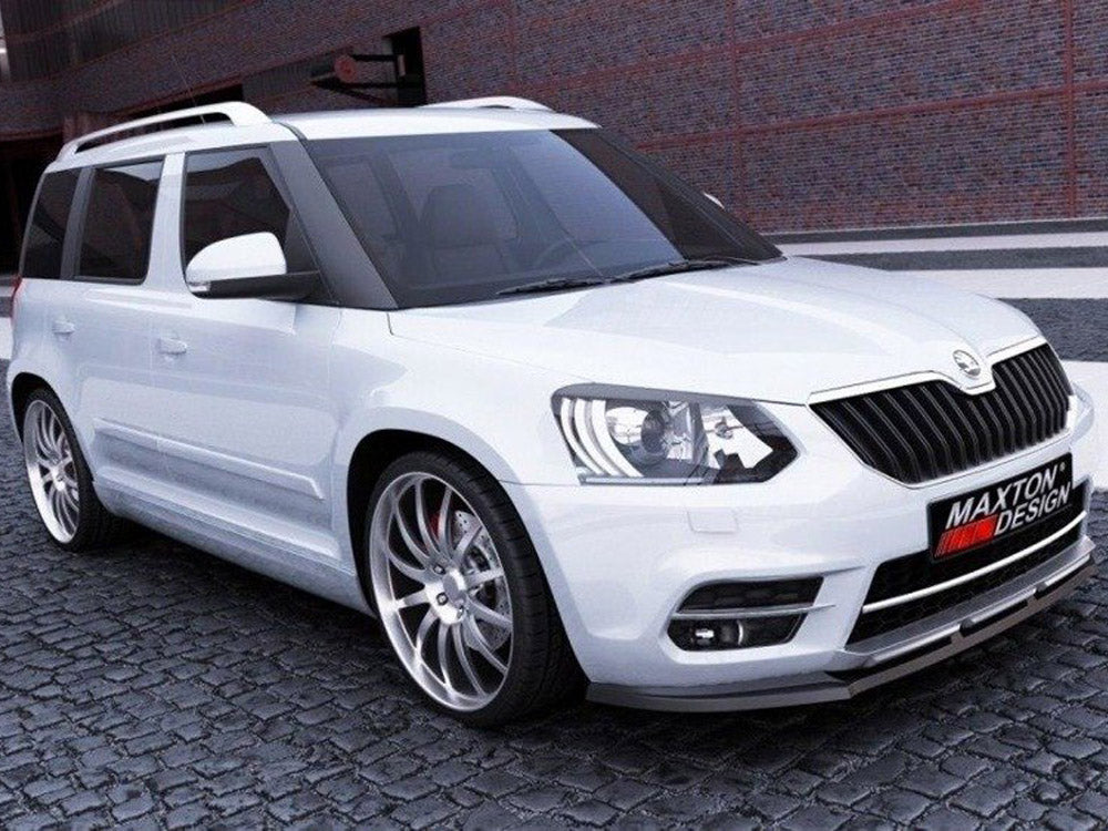 MAXTON DESIGN FRONT SPLITTER SKODA YETI CITY FACELIFT — photo 1