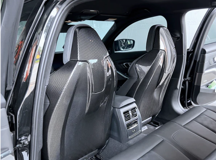 BMW G80/G81/G82/G83/G87 Carbon Fiber Seat Back Cover
