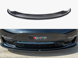 MAXTON DESIGN FRONT SPLITTER TESLA MODEL 3 — photo 1