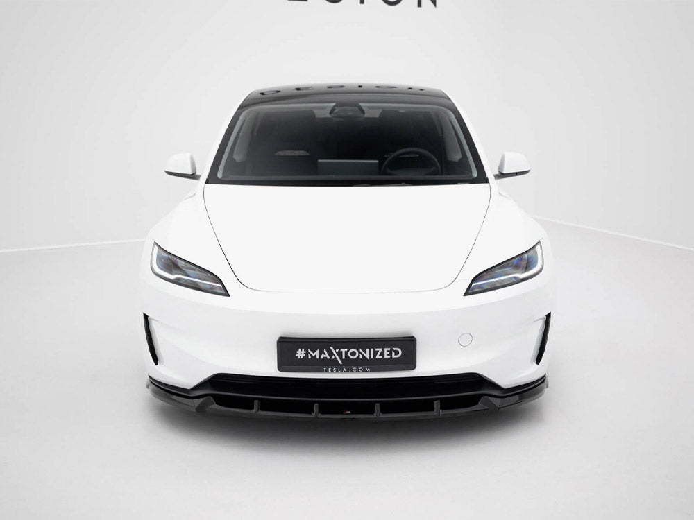 MAXTON DESIGN FRONT SPLITTER V.2 TESLA MODEL 3 PERFORMANCE MK1 FACELIFT — photo 3