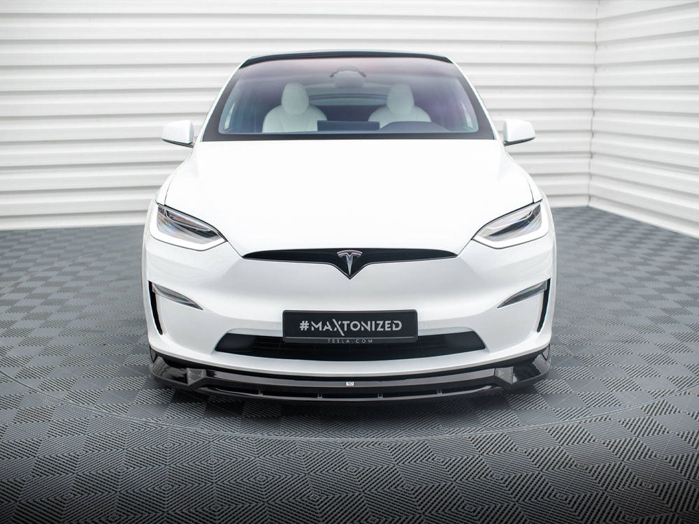 MAXTON DESIGN FRONT SPLITTER V1 TESLA MODEL X MK1 FACELIFT — photo 3