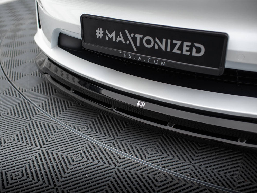MAXTON DESIGN FRONT SPLITTER V1 TESLA MODEL X MK1 FACELIFT — photo 4