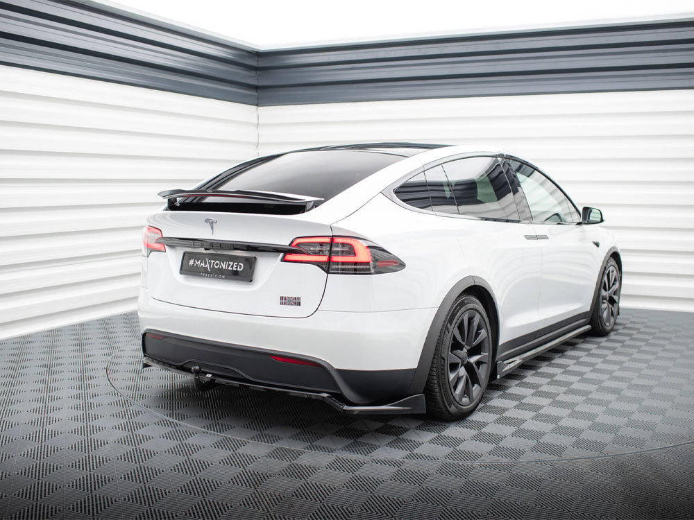 MAXTON DESIGN REAR SPLITTER V1 TESLA MODEL X MK1 FACELIFT — photo 2