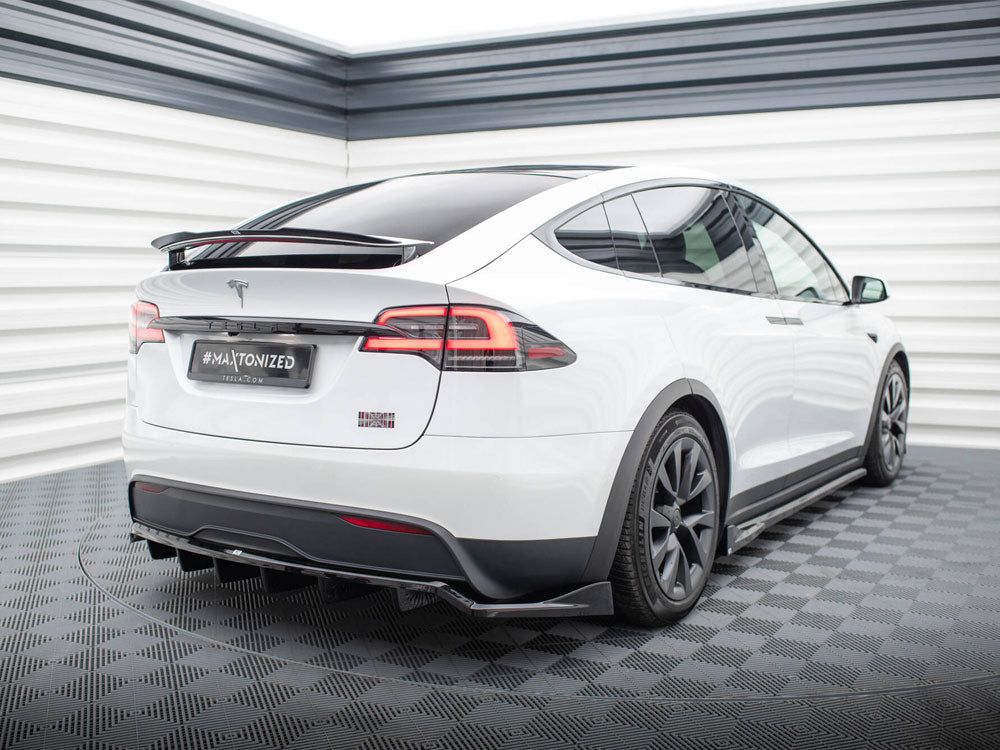 MAXTON DESIGN REAR SPLITTER V1 TESLA MODEL X MK1 FACELIFT — photo 3