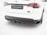 MAXTON DESIGN REAR SPLITTER V2 TESLA MODEL X MK1 FACELIFT — photo 3