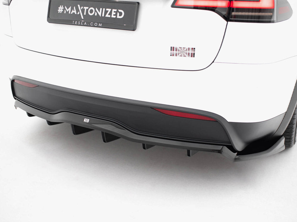MAXTON DESIGN REAR SPLITTER V2 TESLA MODEL X MK1 FACELIFT — photo 4