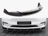 MAXTON DESIGN FRONT SPLITTER V.2 TESLA MODEL Y — photo 1