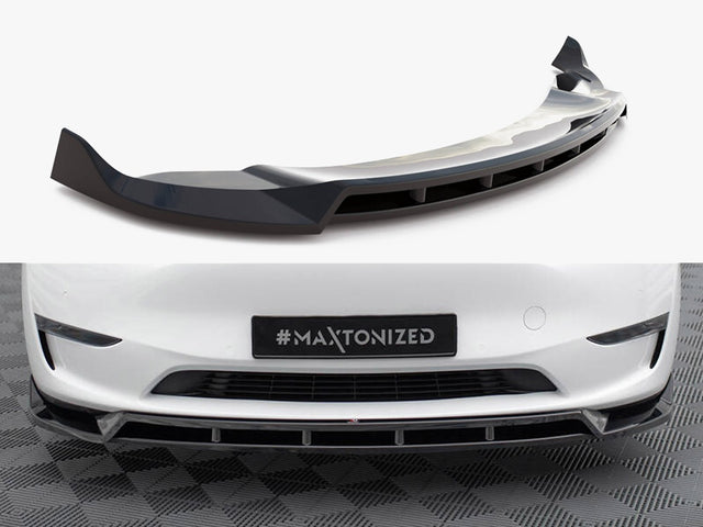 MAXTON DESIGN FRONT SPLITTER V.2 TESLA MODEL Y — photo 1