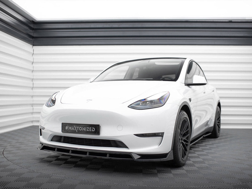 MAXTON DESIGN FRONT SPLITTER V.2 TESLA MODEL Y — photo 2