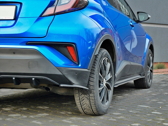 MAXTON DESIGN REAR SIDE SPLITTERS TOYOTA C-HR MK1 — photo 1