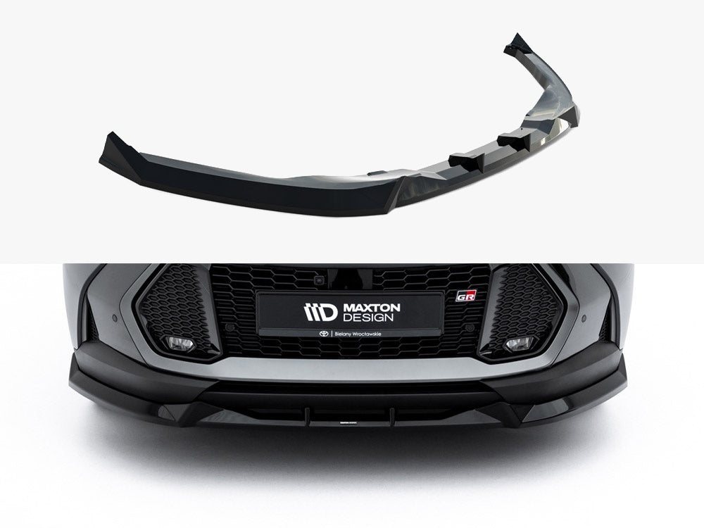 MAXTON DESIGN FRONT SPLITTER TOYOTA C-HR MK2 — photo 1