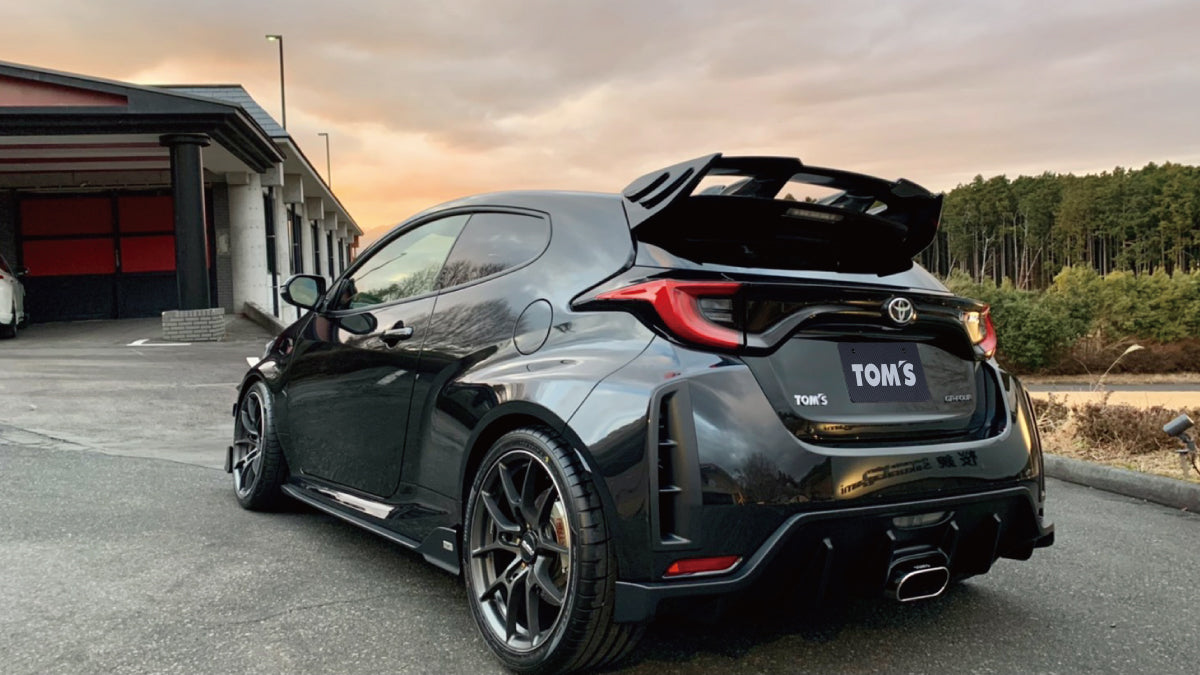 Toms Racing GR Yaris Rear Bumper Duct (Flat Black) – product view 2