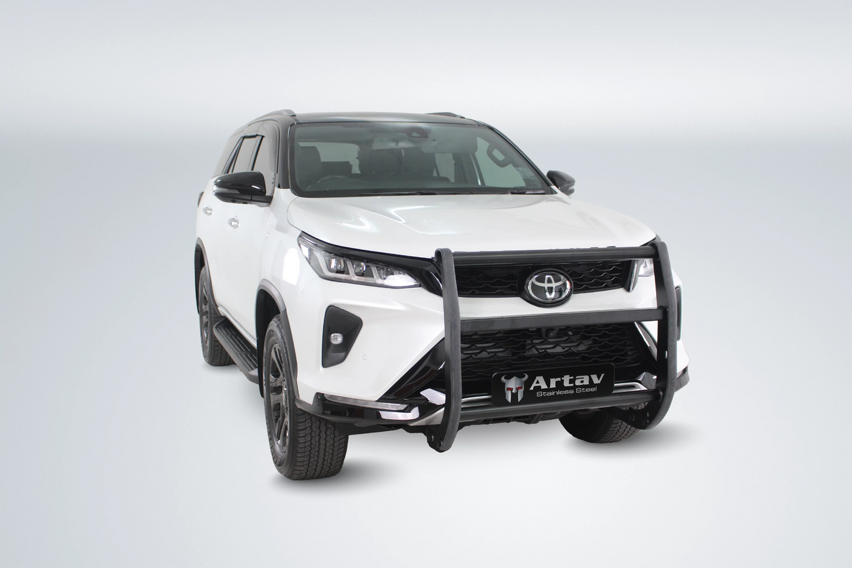 Toyota Hilux & Fortuner BullBar Black (Push Bar) (Police Bar)