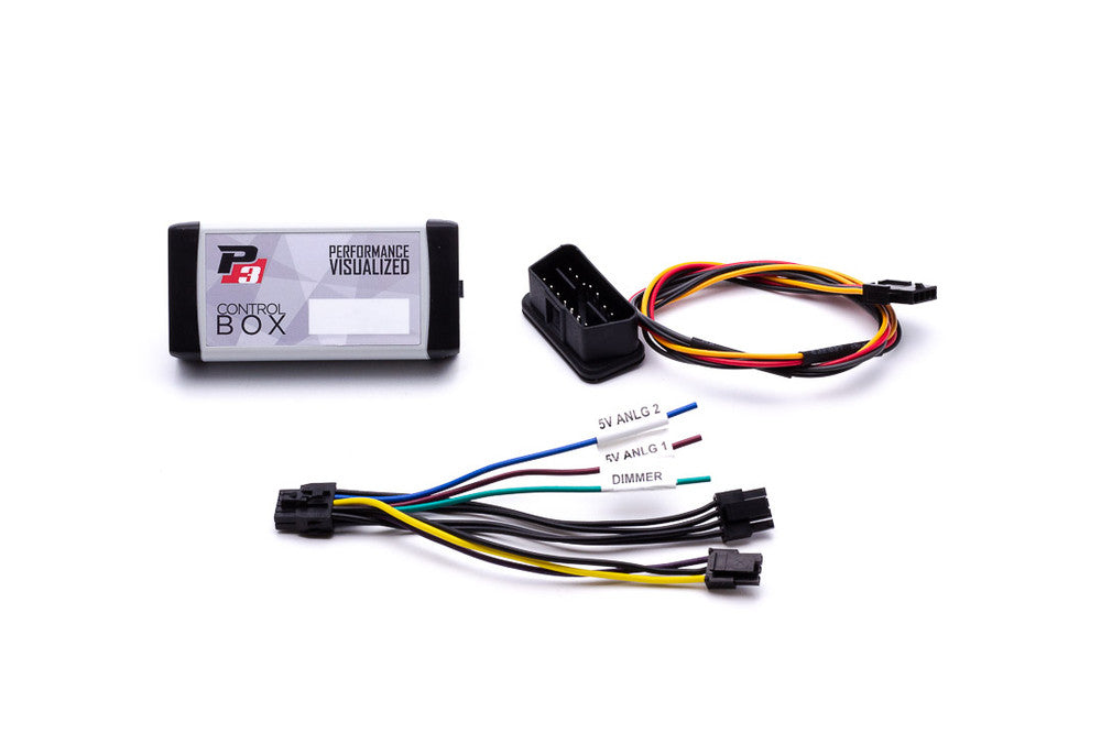 P3 V3 OBD2 – VW Mk8 Gauge (2020+) Red Bars / White Digits