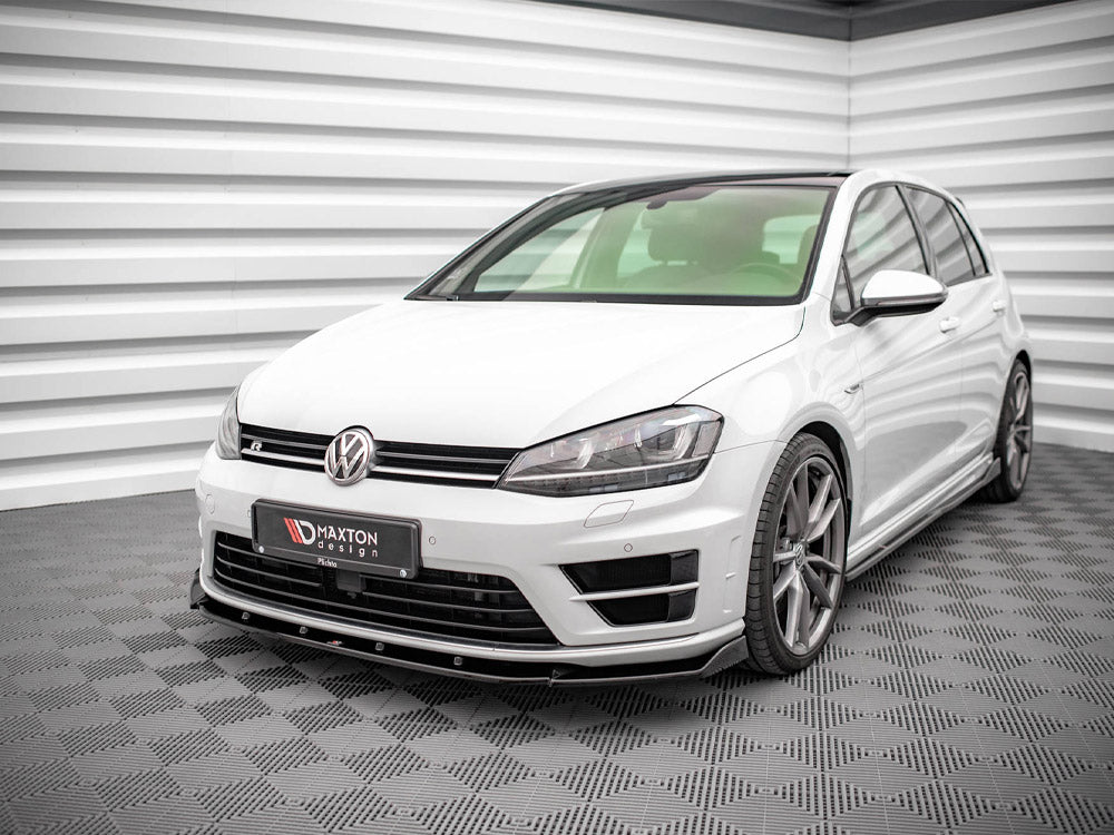 MAXTON DESIGN FRONT SPLITTER V.4 VW GOLF R / R-LINE MK7 — photo 2