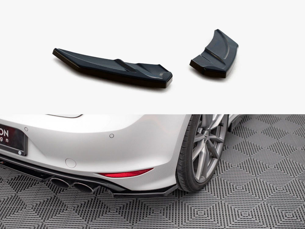 MAXTON DESIGN REAR SIDE SPLITTERS V.3 VOLKSWAGEN GOLF R MK7 — photo 1