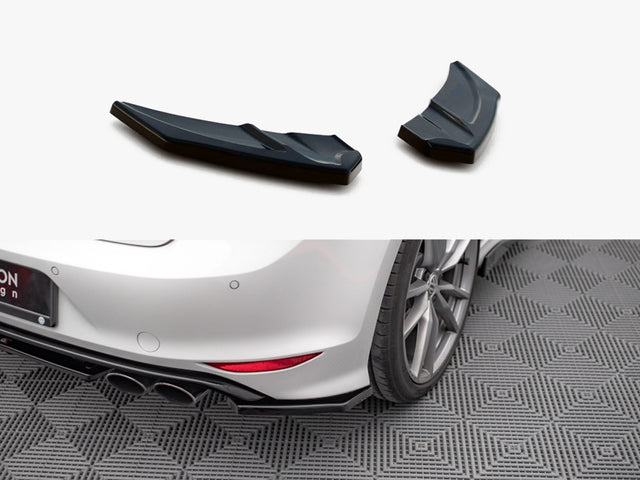 MAXTON DESIGN REAR SIDE SPLITTERS V.3 VOLKSWAGEN GOLF R MK7 — photo 1